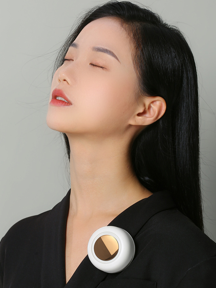 Mini Clip Fan Hanging Waist Neck Fan Girl Electric Air Cooling Fan 900mah USB Leafless Fan 3 Speeds For Outdoor Camping Fishing - Image 2