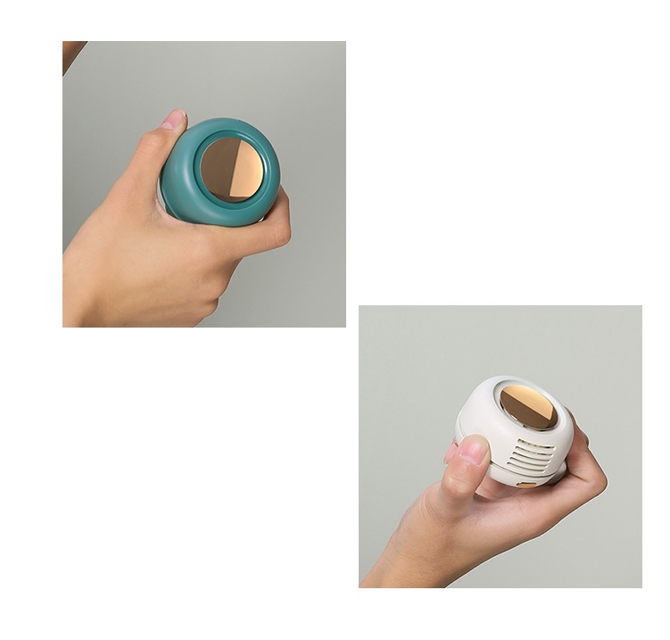 Mini Clip Fan Hanging Waist Neck Fan Girl Electric Air Cooling Fan 900mah USB Leafless Fan 3 Speeds For Outdoor Camping Fishing - Image 3